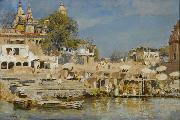 Edwin Lord Weeks Temples and Bathing Ghat at Benares Sweden oil painting artist